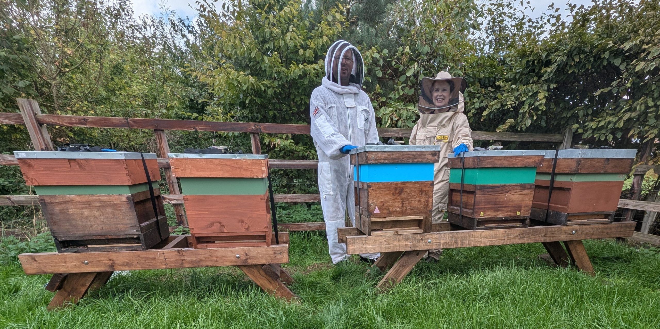 Ian and Elizabeth, the Sweet Sting beekeepers